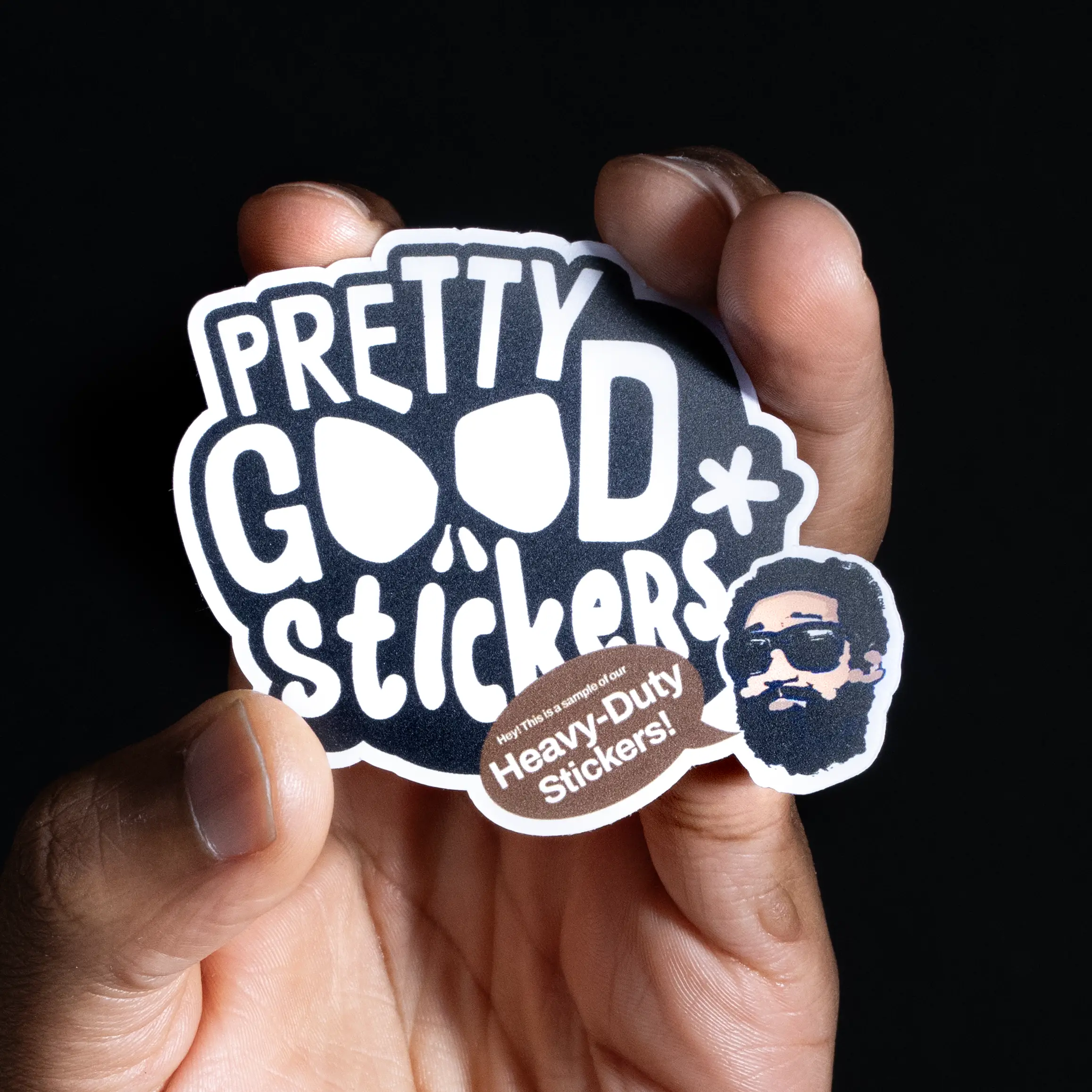 Heavy Duty stickers – matt finish